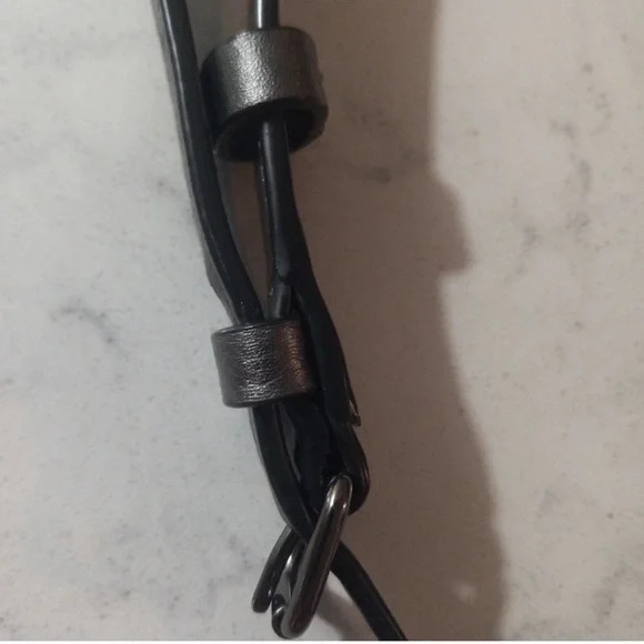 Coach Metallic Signature Embossed Leather Camera Bag - Picture 11 of 15